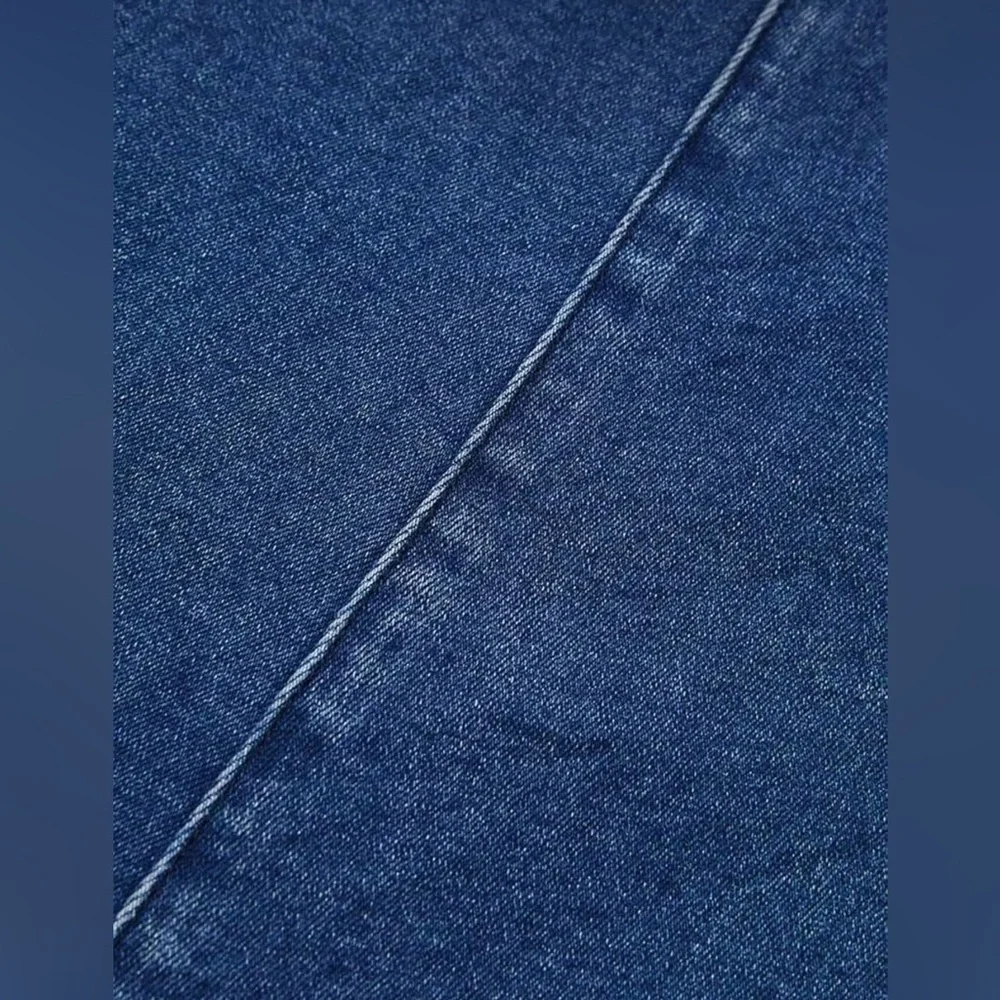 Long Denim Skirt for Women High Waisted Vintage Pleated Flowy Swing A-line Maxi